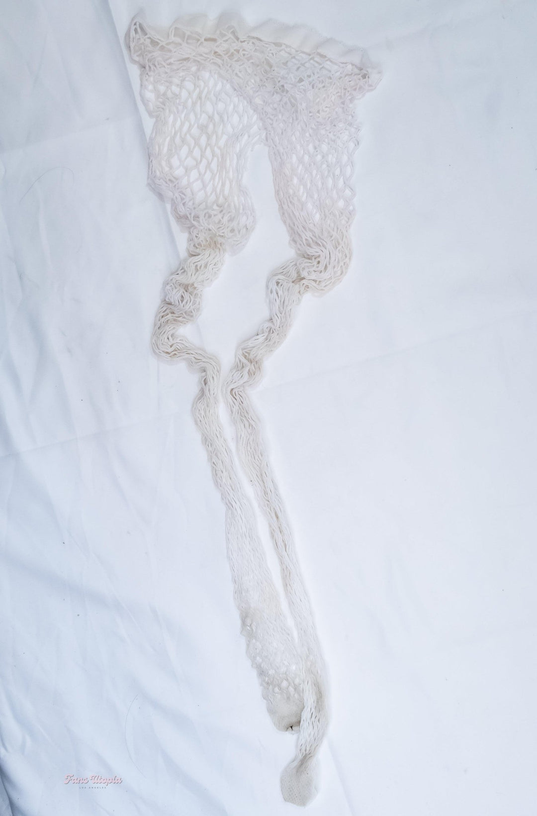 Bella Blu White Fishnet Stockings - FANS UTOPIA