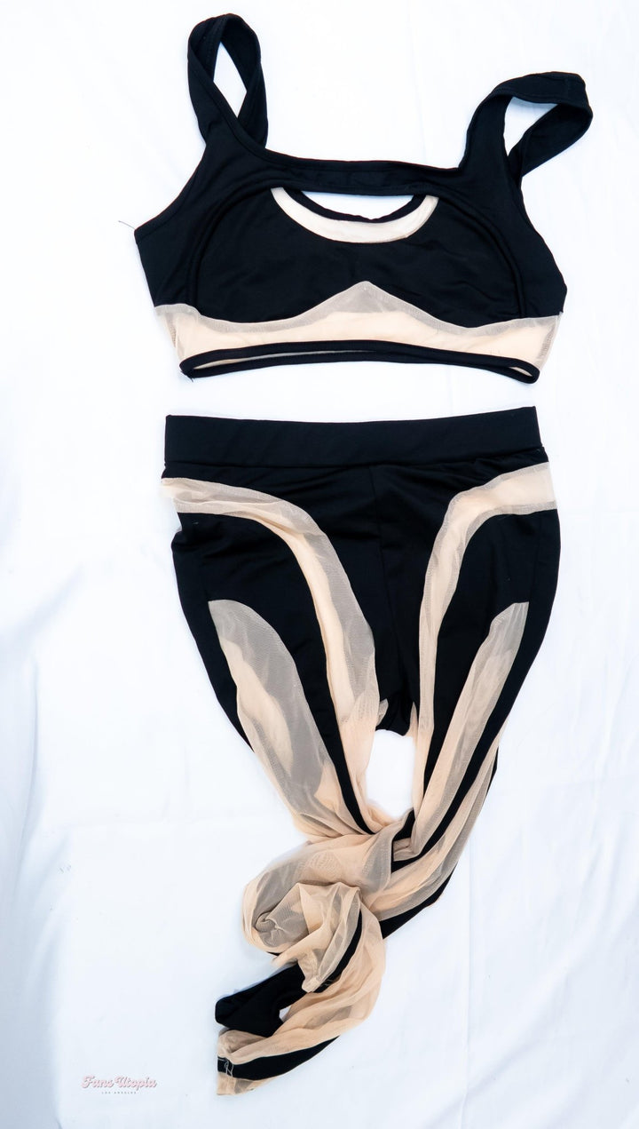 Brett Rossi Black & Nude Outfit + Signed Polaroid - FANS UTOPIA