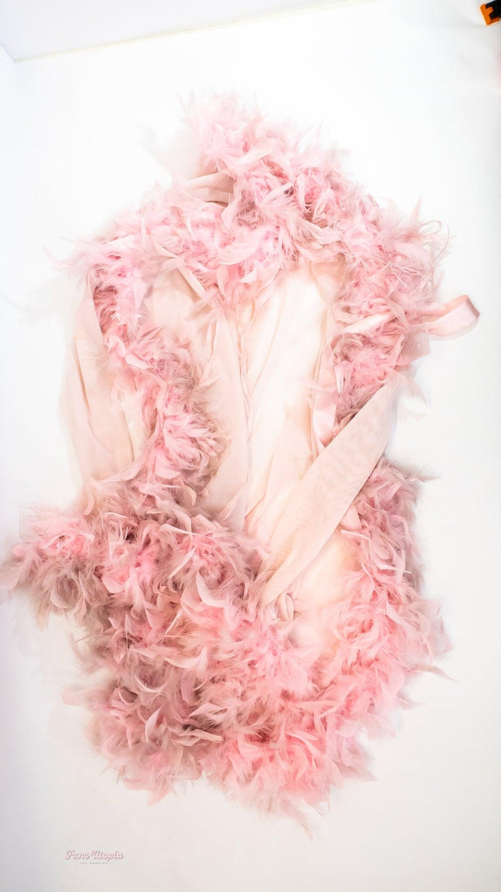Brittney Kade Pink Shimmery Lingerie Set - FANS UTOPIA