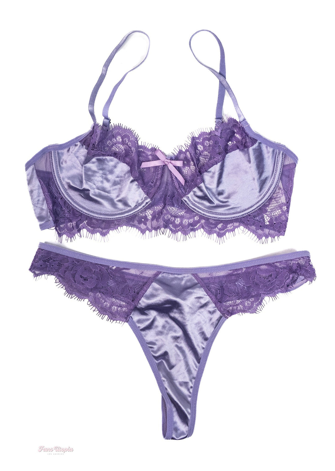 Bunny Madison Purple Bra & Panty Set