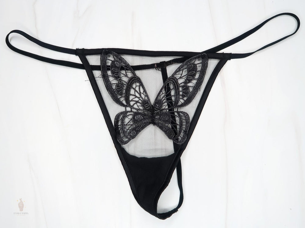 Cami Strella Butterfly Lace T String - FANS UTOPIA