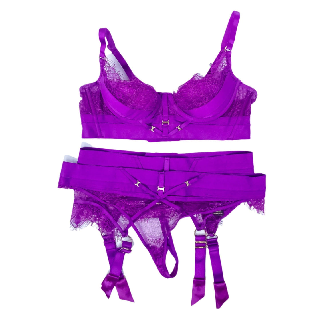 Carmen Valentina Purple HB Lingerie Set - FANS UTOPIA