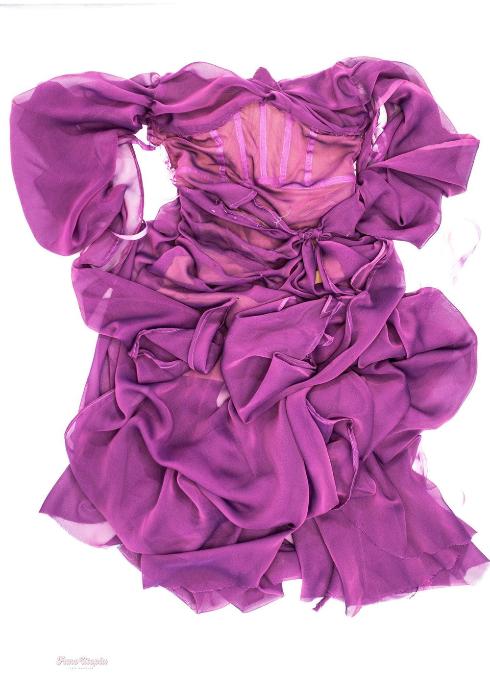 Cherie DeVille AVN Unwashed Purple Dress - FANS UTOPIA