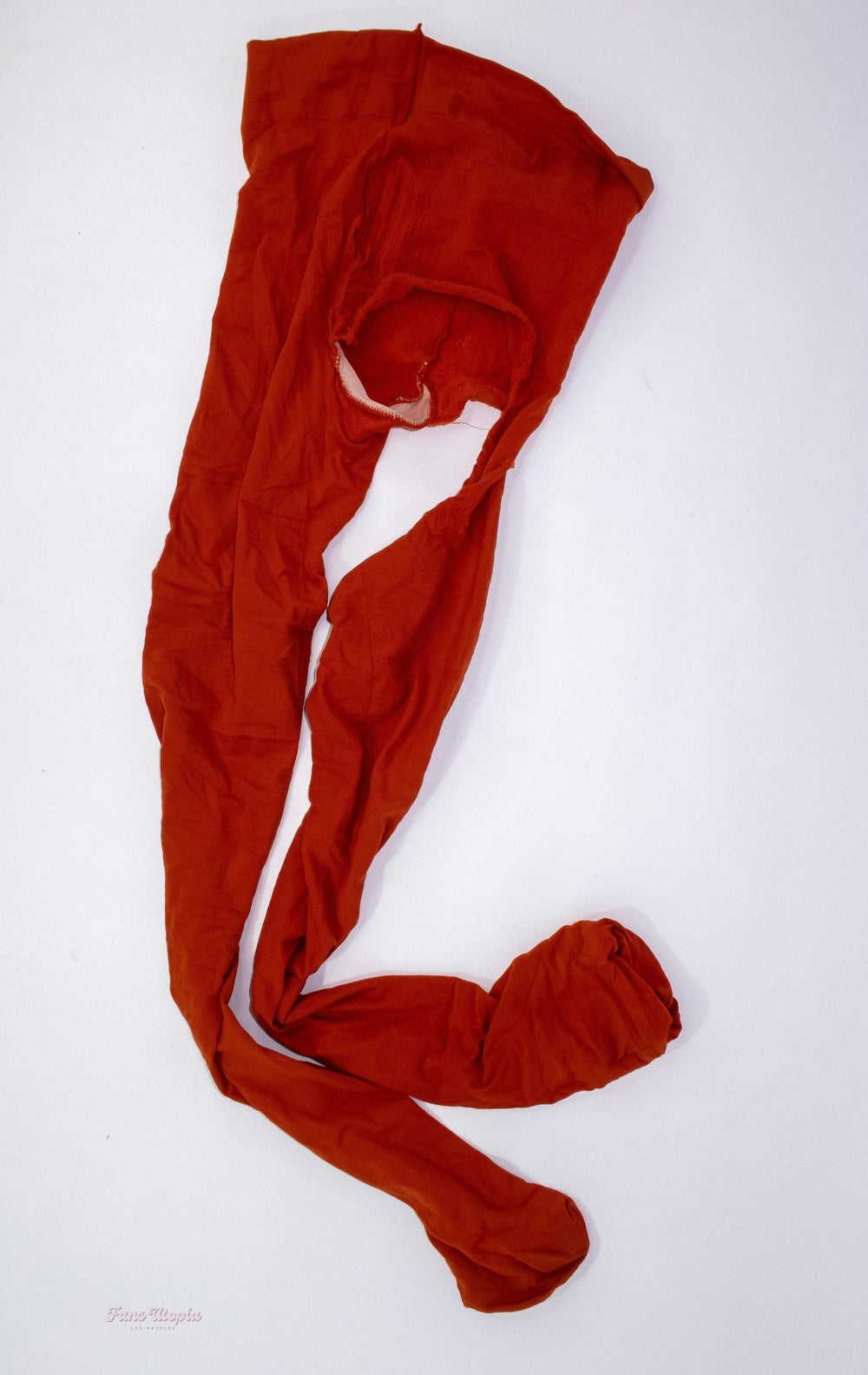 Cherie DeVille Orange Ripped Stockings - FANS UTOPIA