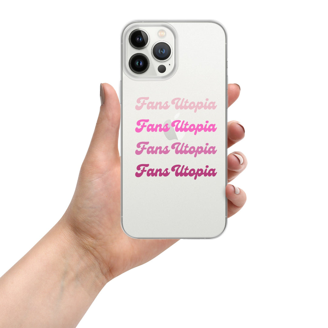 Pink Clear Case for iPhone® - FANS UTOPIA