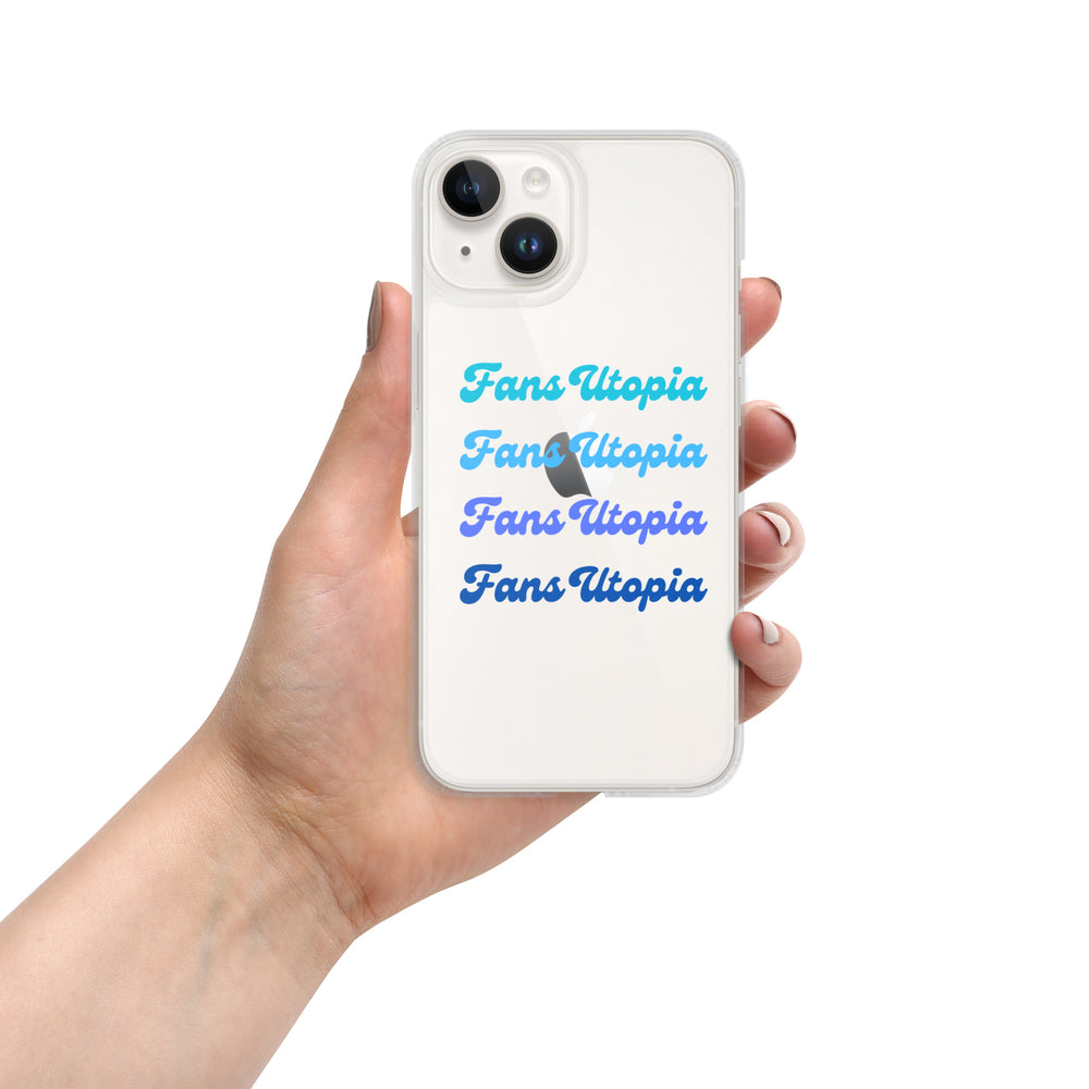 Blue Clear Case for iPhone® - FANS UTOPIA