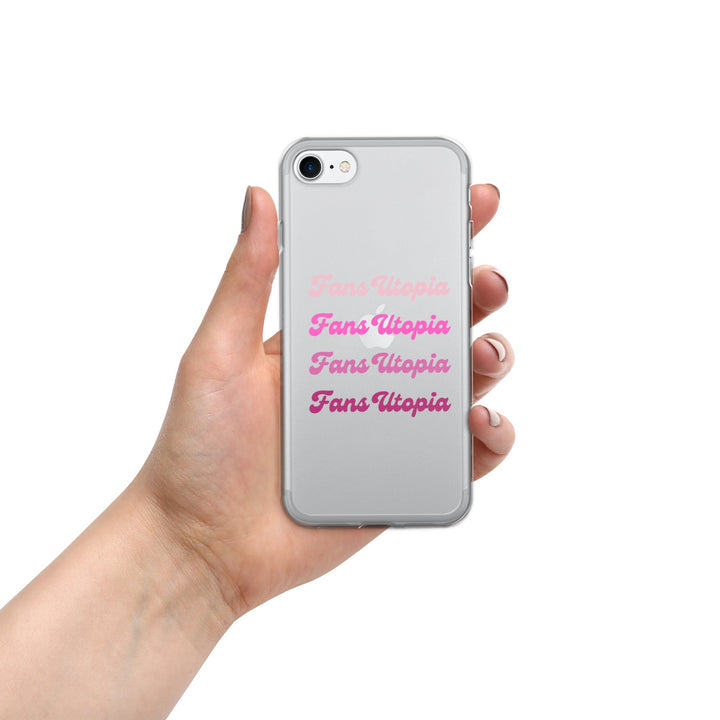 Pink Clear Case for iPhone® - FANS UTOPIA