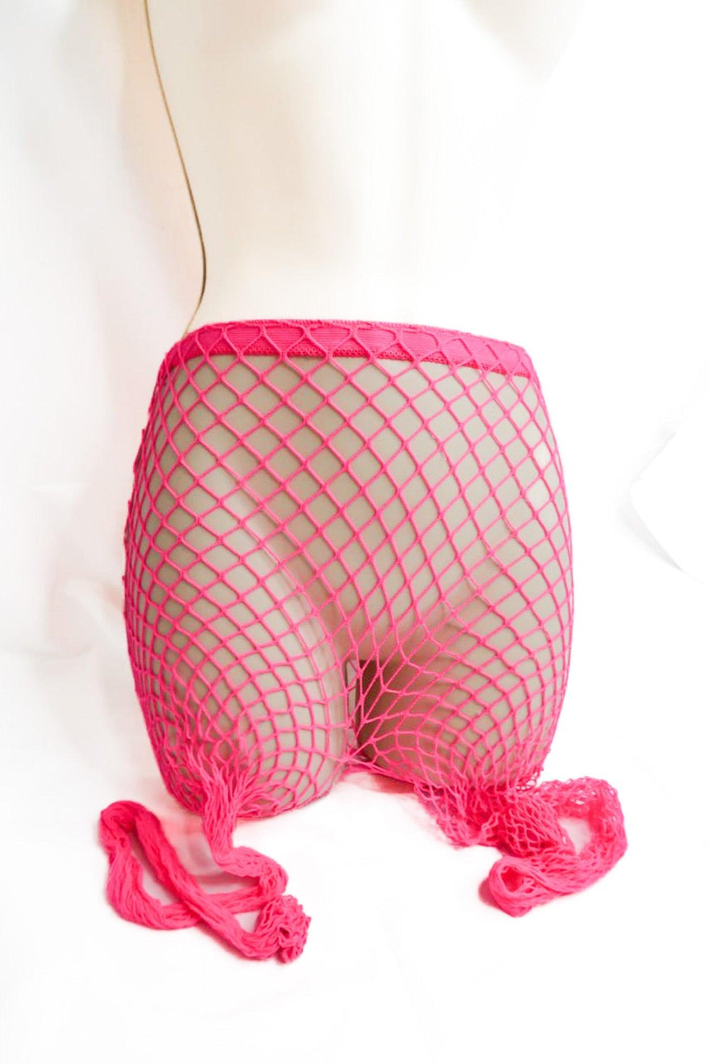E4K - Vanessa Moon Pink Fishnet Stockings - FANS UTOPIA