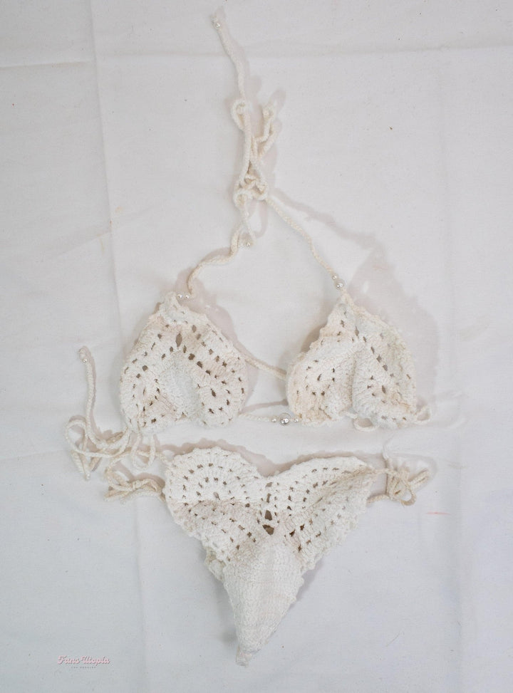 Emma Hix Dirty White Crochet Bikini - FANS UTOPIA