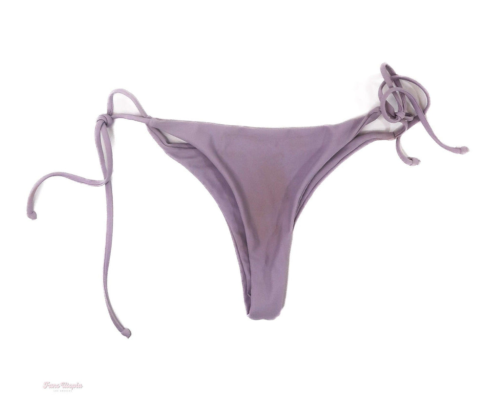 Emma Hix Purple Dirty String Panties - FANS UTOPIA
