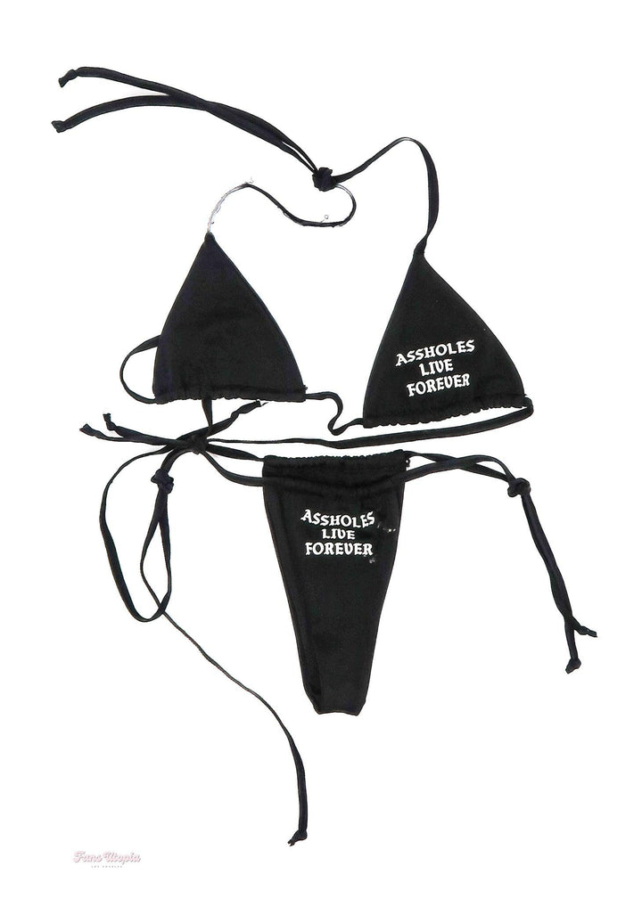 Emma Magnolia Black String Bikini - FANS UTOPIA