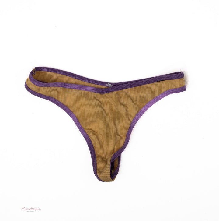 Eva Nyx Yellow & Purple Thong