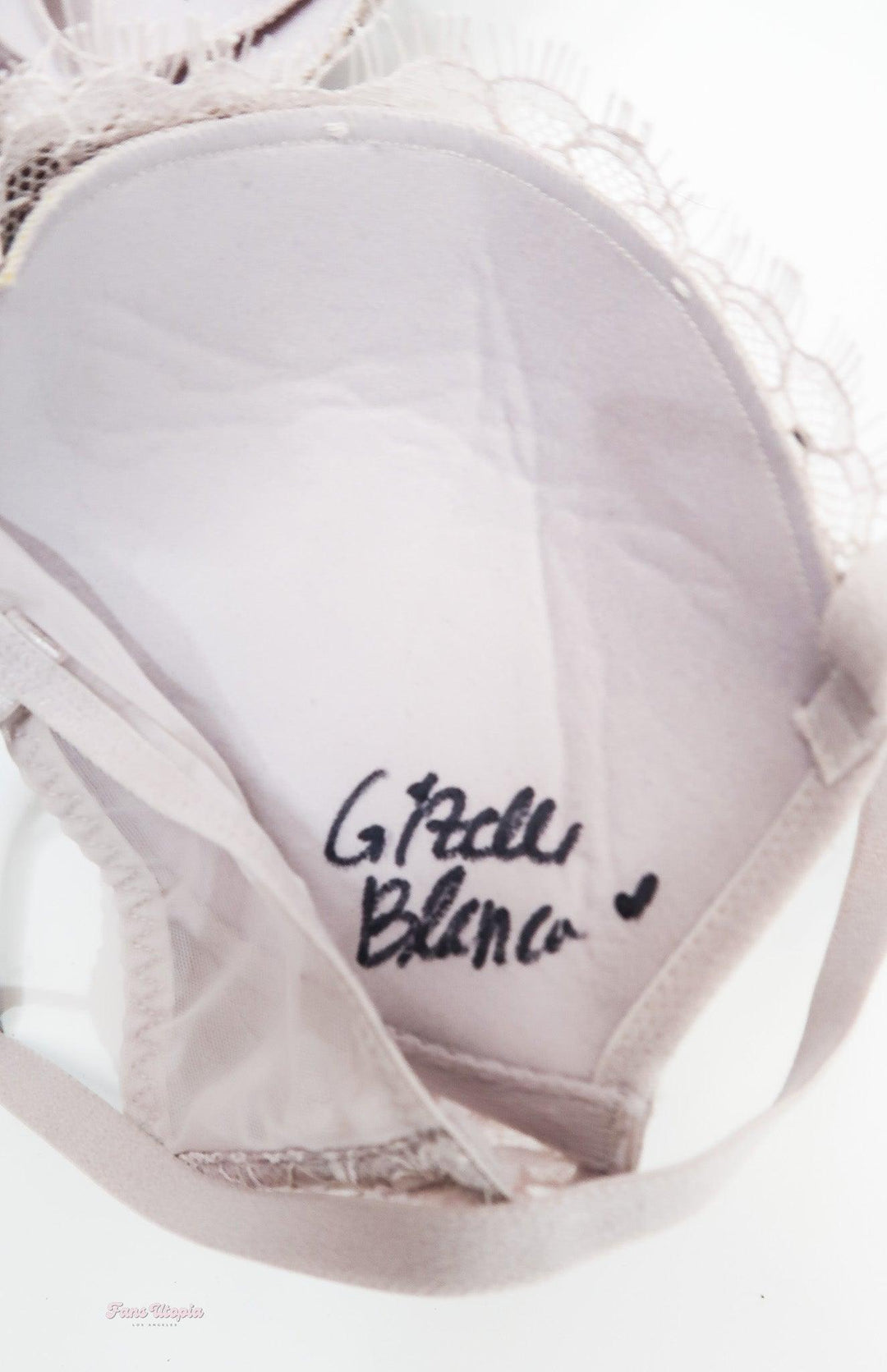 Gizelle Blanco Grey Autographed Bra - FANS UTOPIA