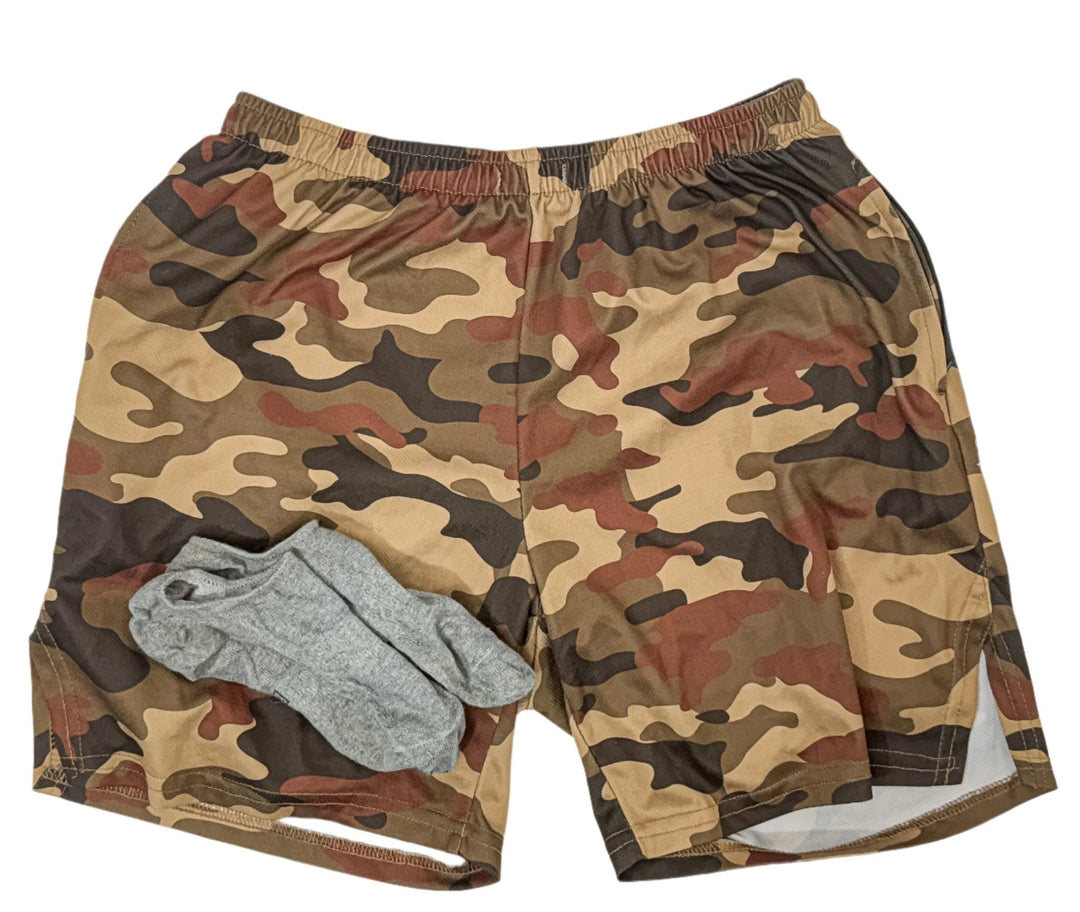 Jason Luv Camo Workout Shorts & Socks - FANS UTOPIA