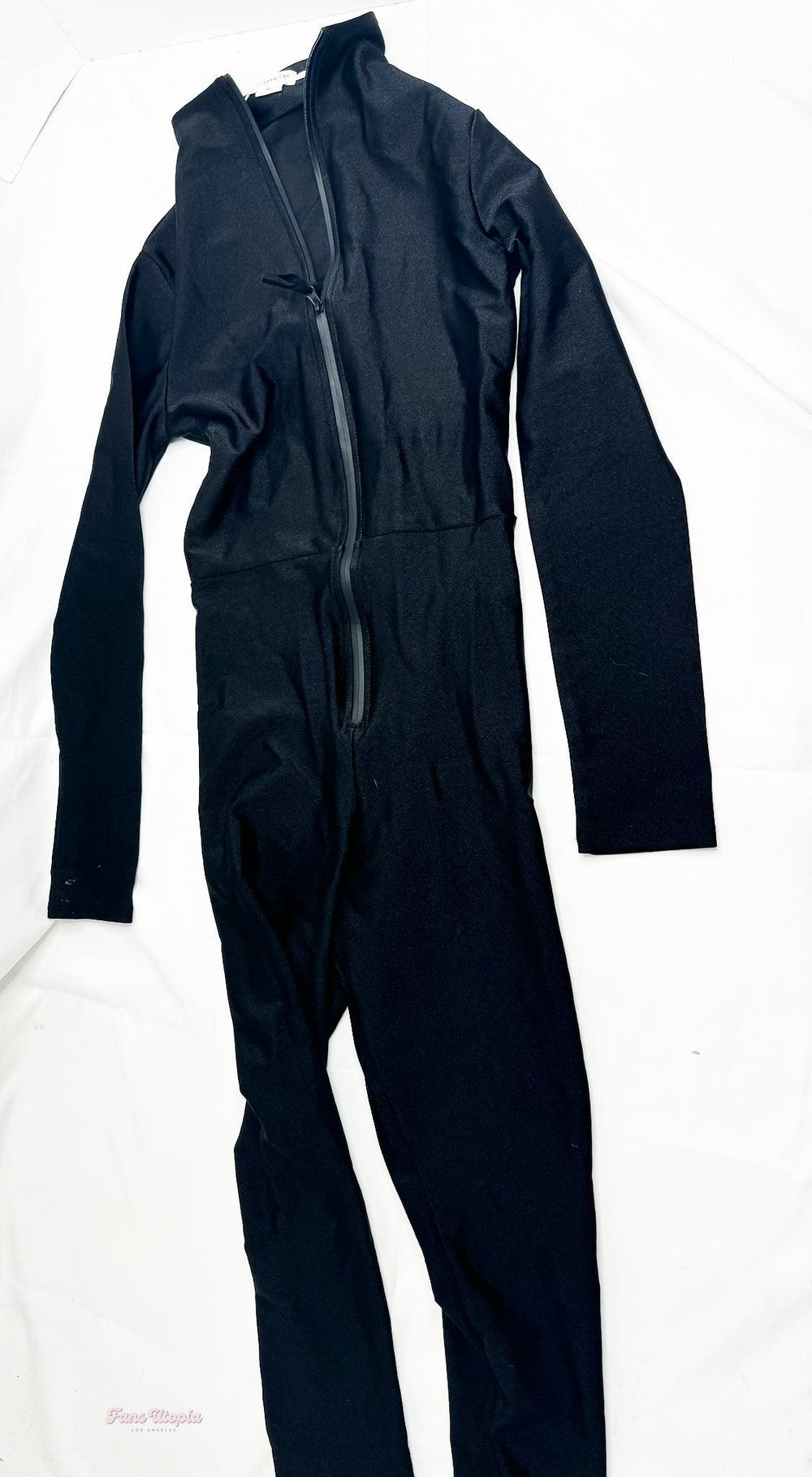 Kayley Gunner Black Nylon Bodysuit - FANS UTOPIA