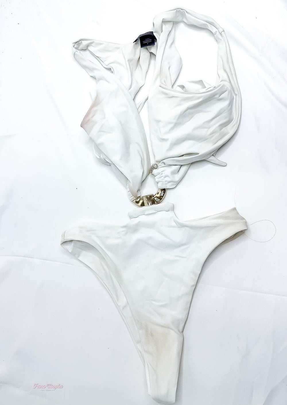 Kayley Gunner Dirty White Monokini - FANS UTOPIA