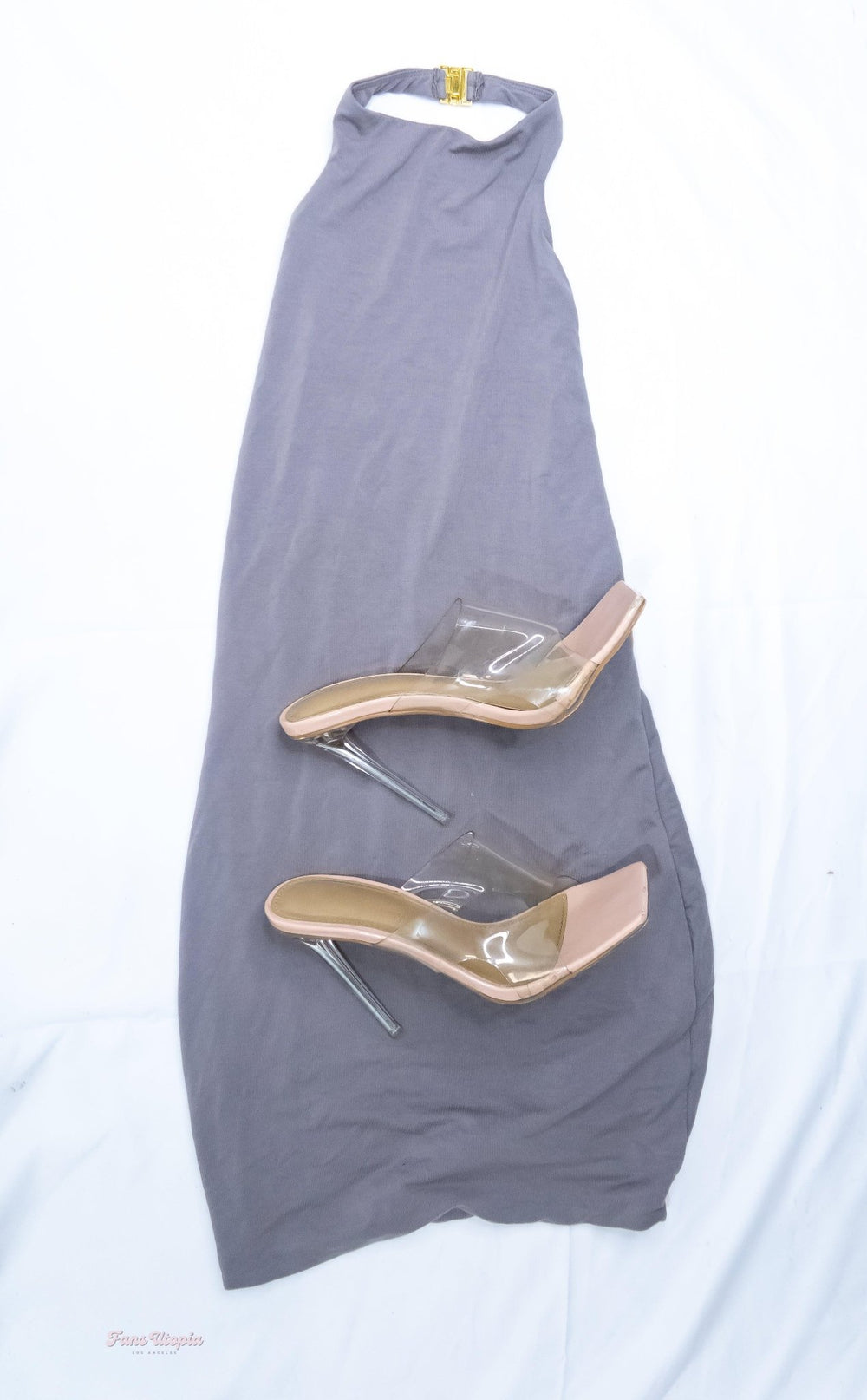 Kayley Gunner Grey Dress + Heels - FANS UTOPIA