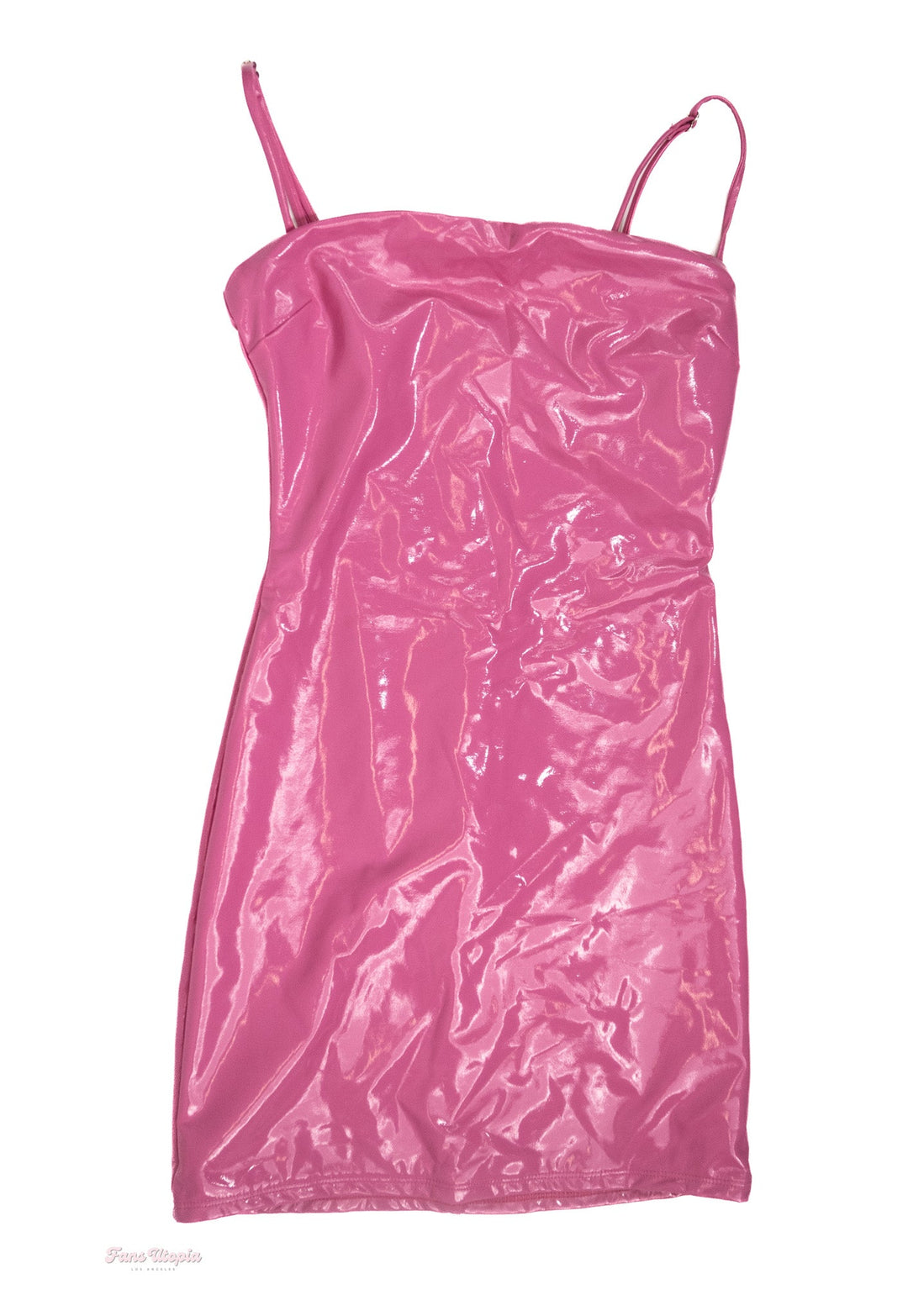 Kendra Spade Pink Latex Dress