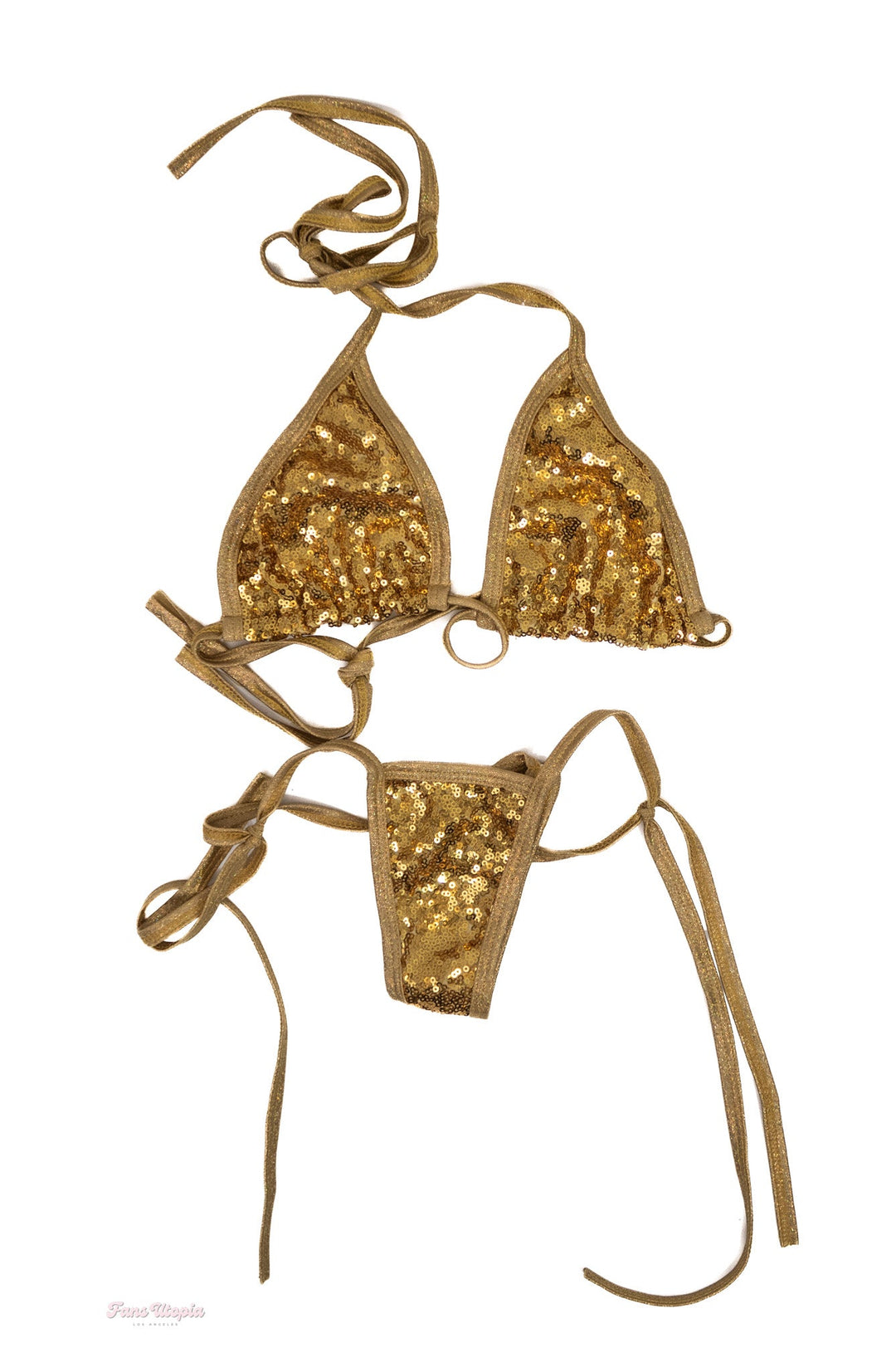 Kitana Montana Gold Sequence Bikini