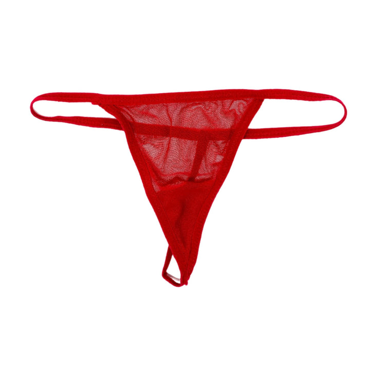 Kylie Rocket Red Mesh Thong