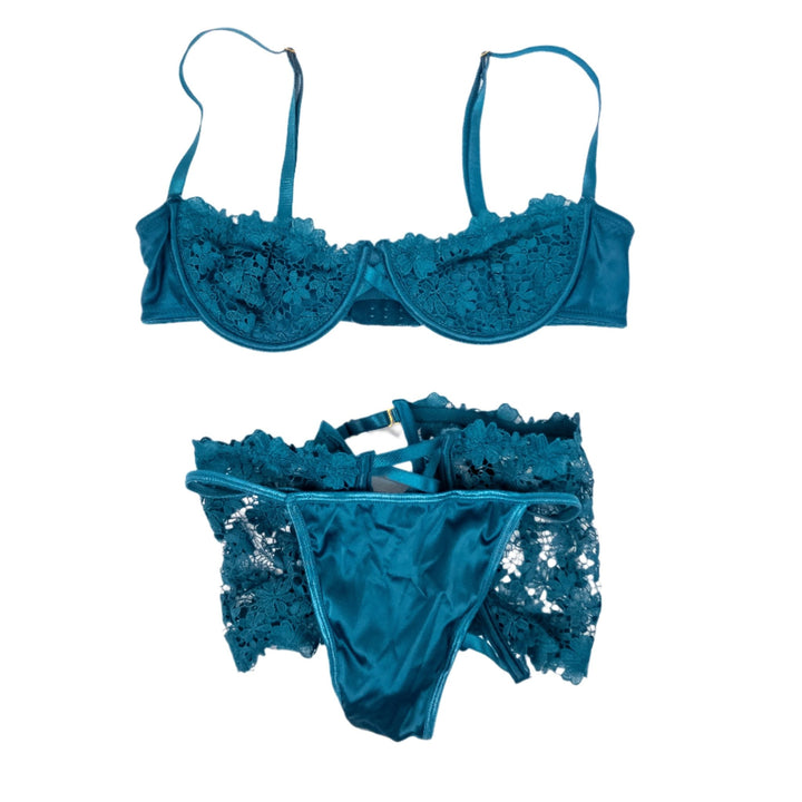 Kylie Rocket Teal Lace Set