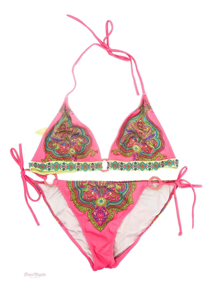 Lauren Phillips Colorful Bikini - FANS UTOPIA