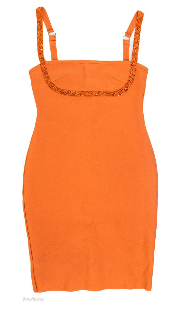 Lauren Phillips Orange Dress - FANS UTOPIA