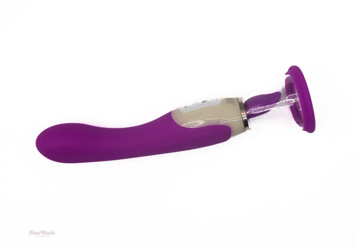 Leah Gotti Purple Vibrator - FANS UTOPIA