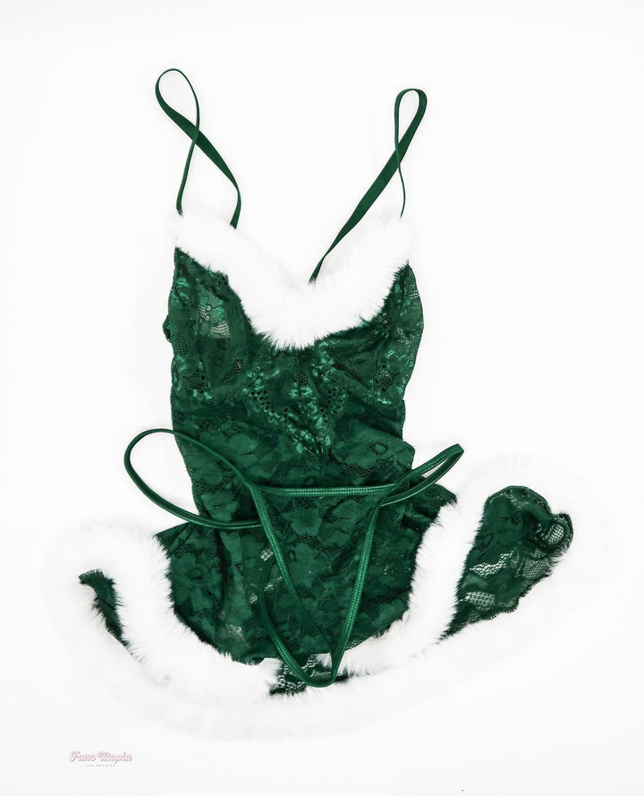 Lexi Lore Green Holiday Negligee - FANS UTOPIA