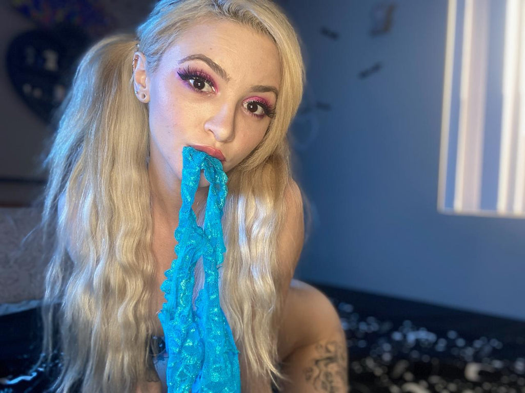 Lola Fae Savage X Blue Panties & Socks