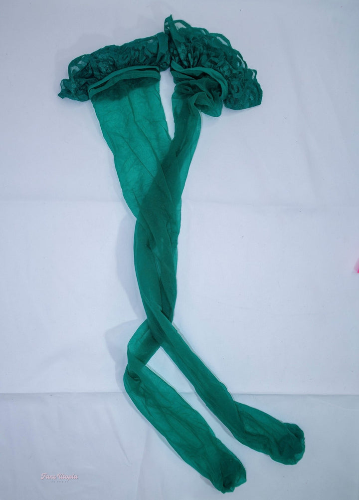 Lumi Ray Emerald Green Lingerie Set - FANS UTOPIA