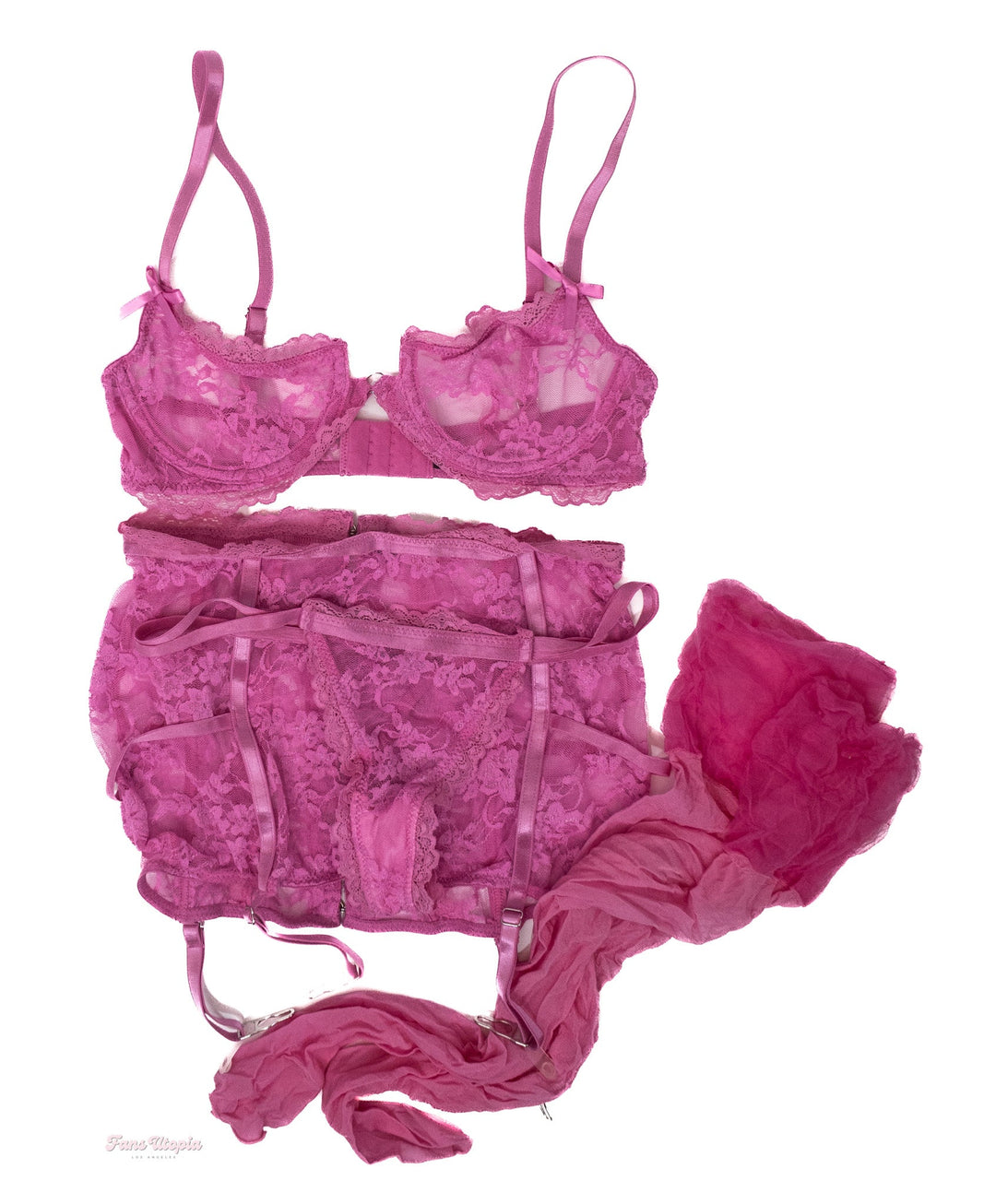 Marina Maya Pink Lace Set