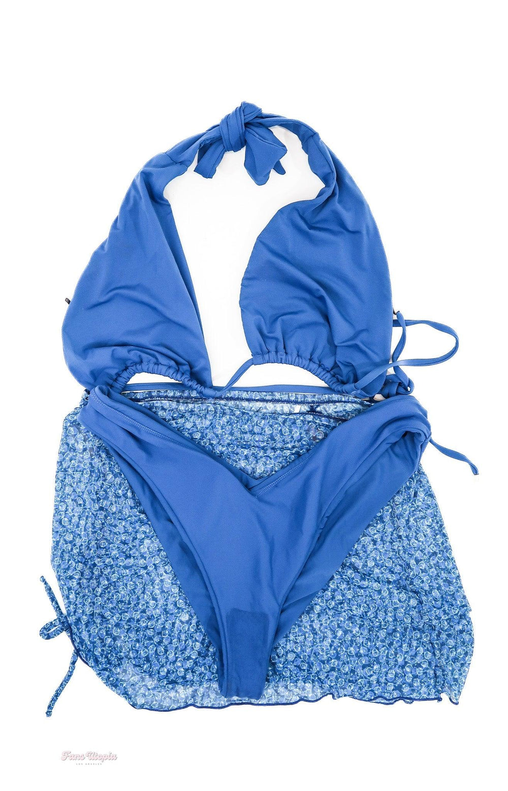 Mia Malkova Blue Bikini + Cover Up - FANS UTOPIA