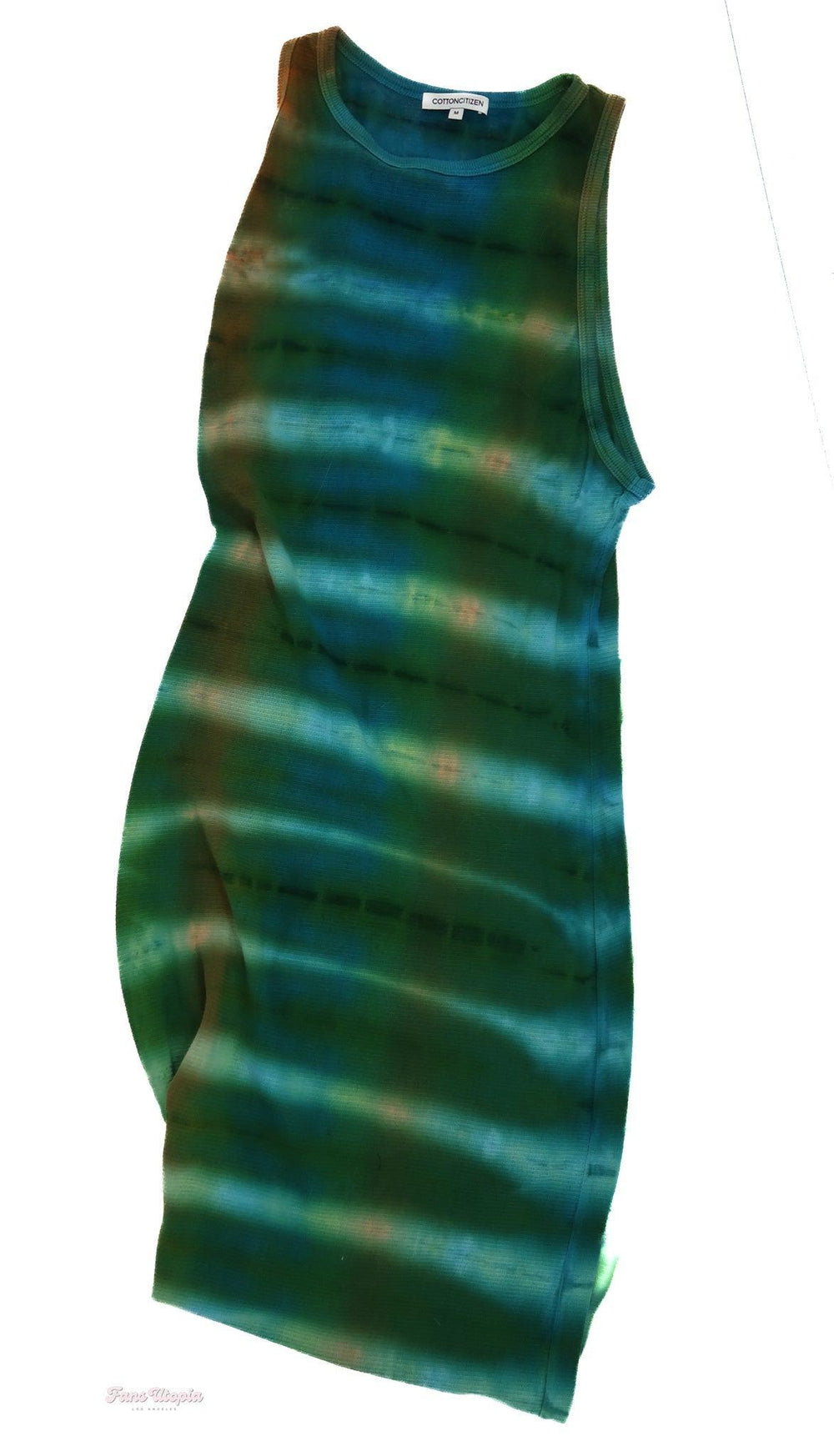 Mia Malkova Green Tie Dye Maxi Dress - FANS UTOPIA