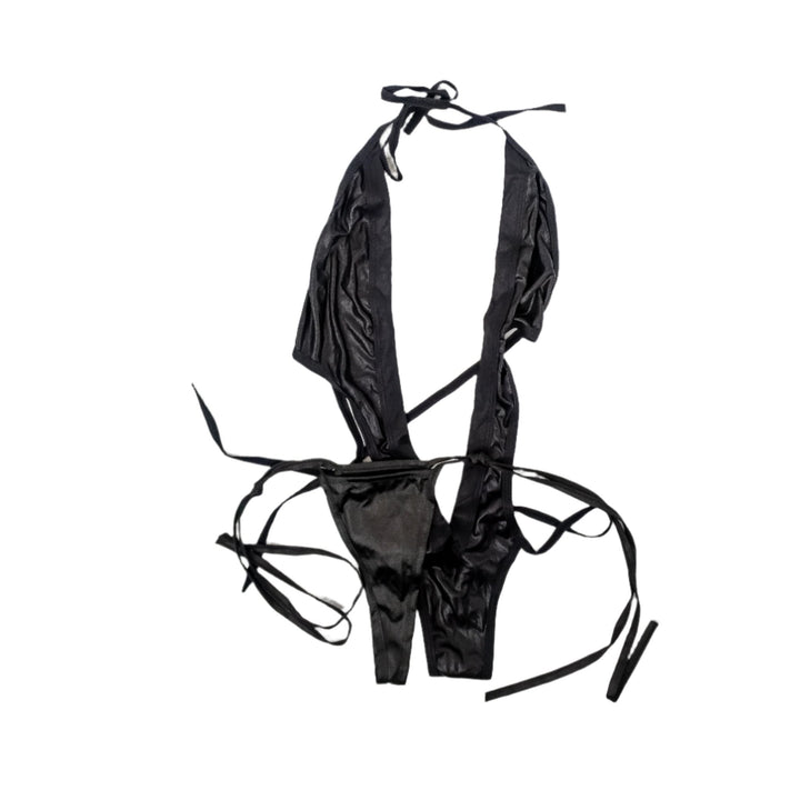 Mona Azar Black Bodysuit & Thong - FANS UTOPIA