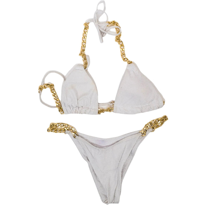 Mona Azar White Chained Bikini - FANS UTOPIA