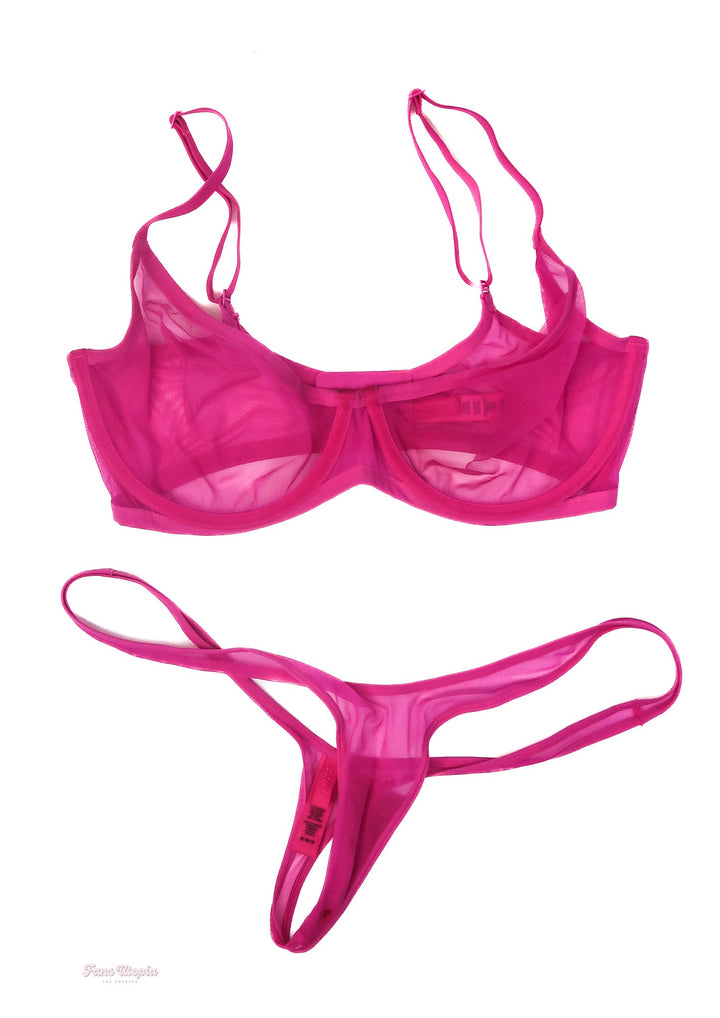 Payton Preslee Hot Pink Bra & Panty Set