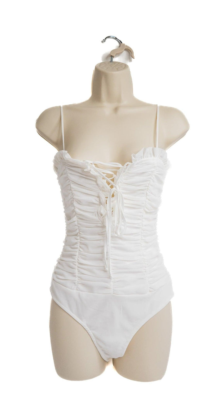 PHD & REG - Kylie Shay White Bodysuit + White Outfit - FANS UTOPIA