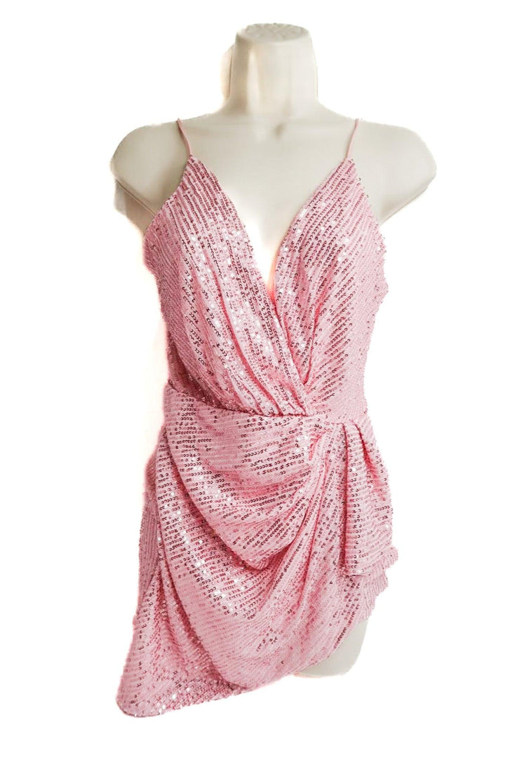 POV WVR - Sophia Sterling Pink Dress Set + White Lingerie Set - FANS UTOPIA