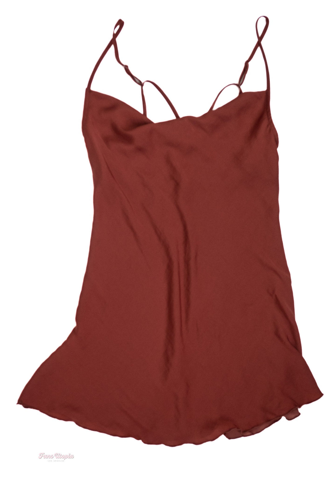 Riley Reid Reddish Slip Dress