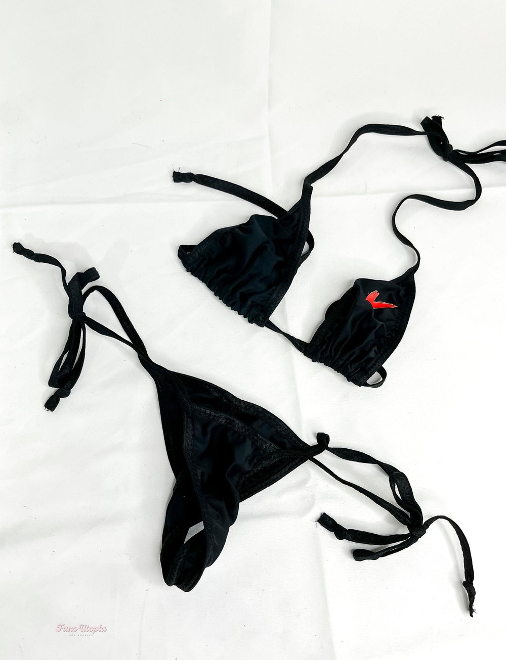 Savannah Bond Black String Bikini - FANS UTOPIA