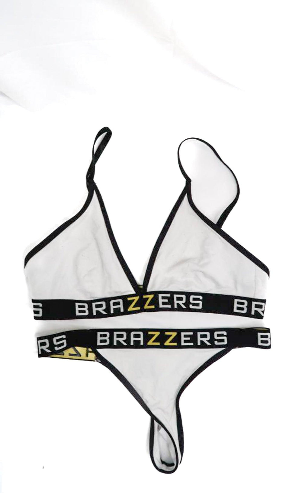 Savannah Bond Dirty White Brazzers Bra & Panties Set - FANS UTOPIA