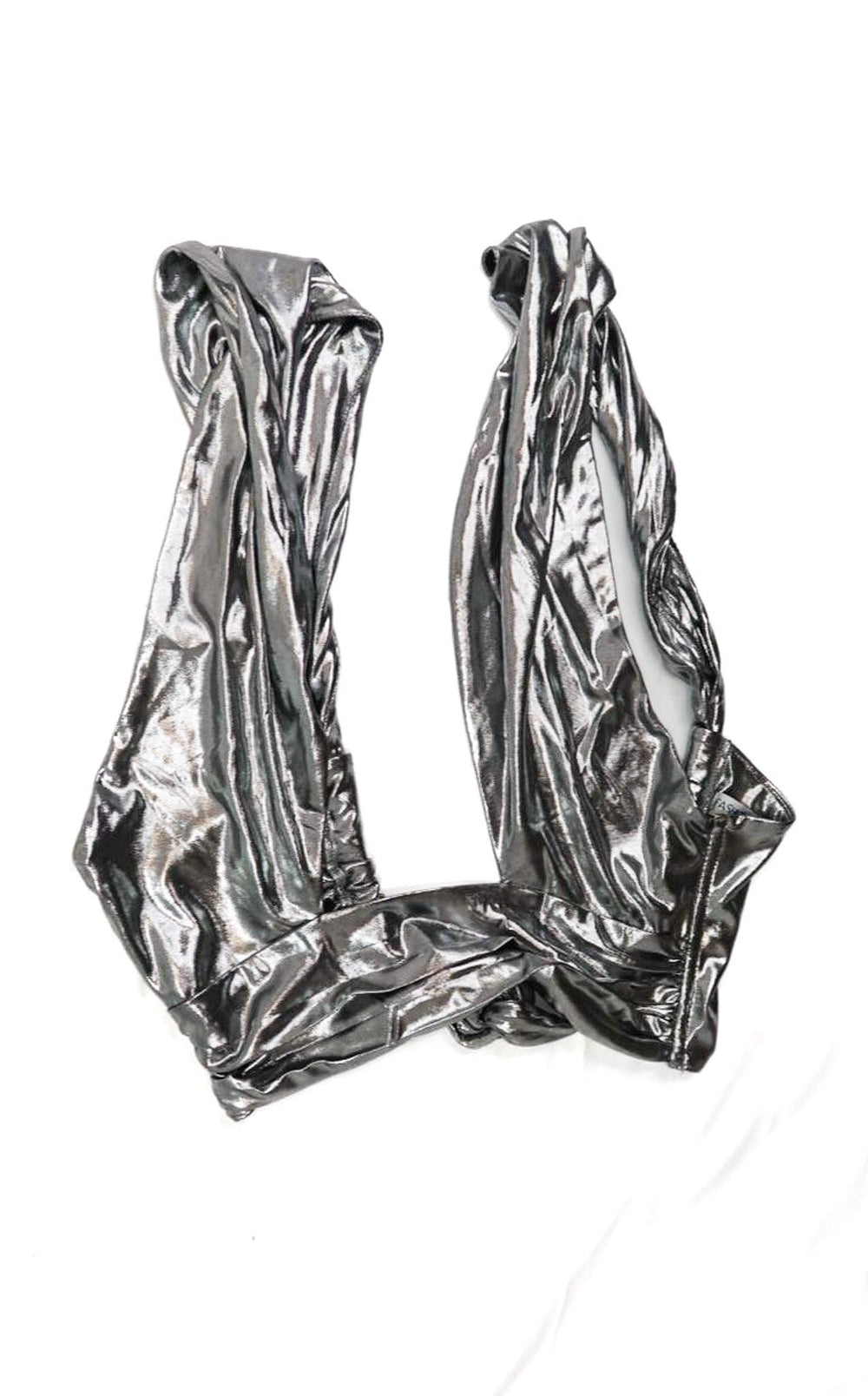 Savannah Bond Metallic Silver Top - FANS UTOPIA