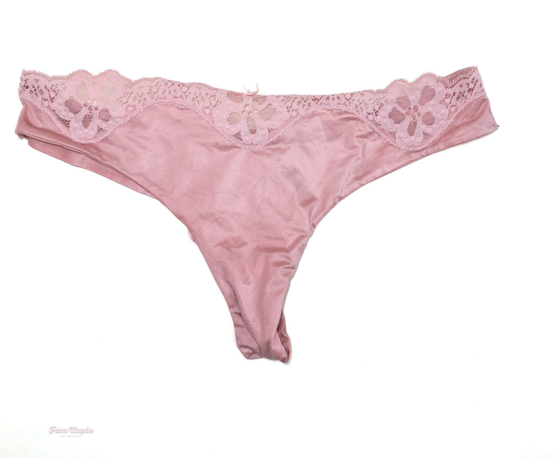 Savannah Bond Pink Floral Thong - FANS UTOPIA