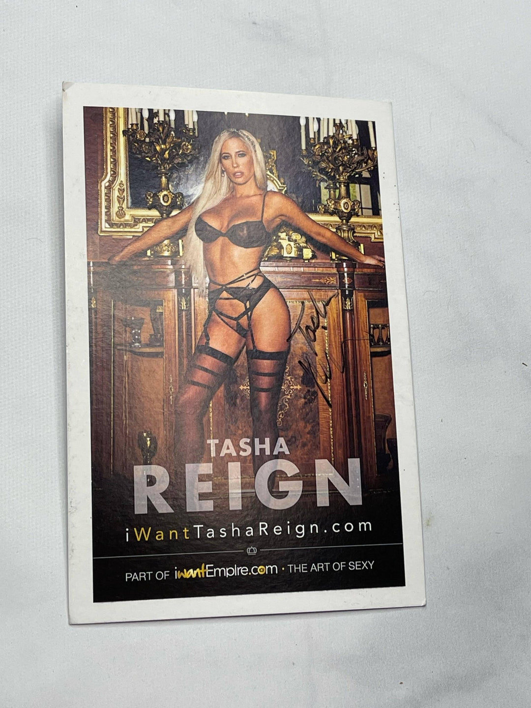 Tasha Reign Autographed card - FANS UTOPIA