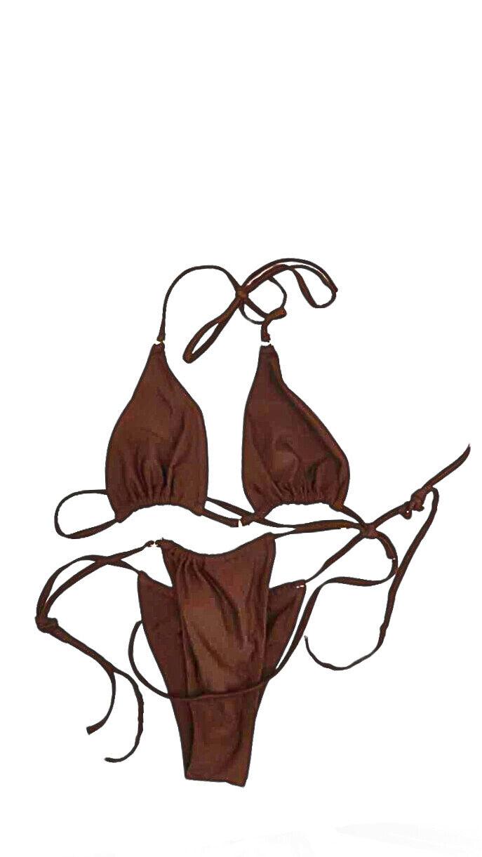 Violet Myers Brown Bikini - FANS UTOPIA