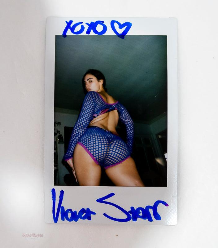 Violet Starr Blue & Purple Mesh Set + Signed Polaroid - FANS UTOPIA