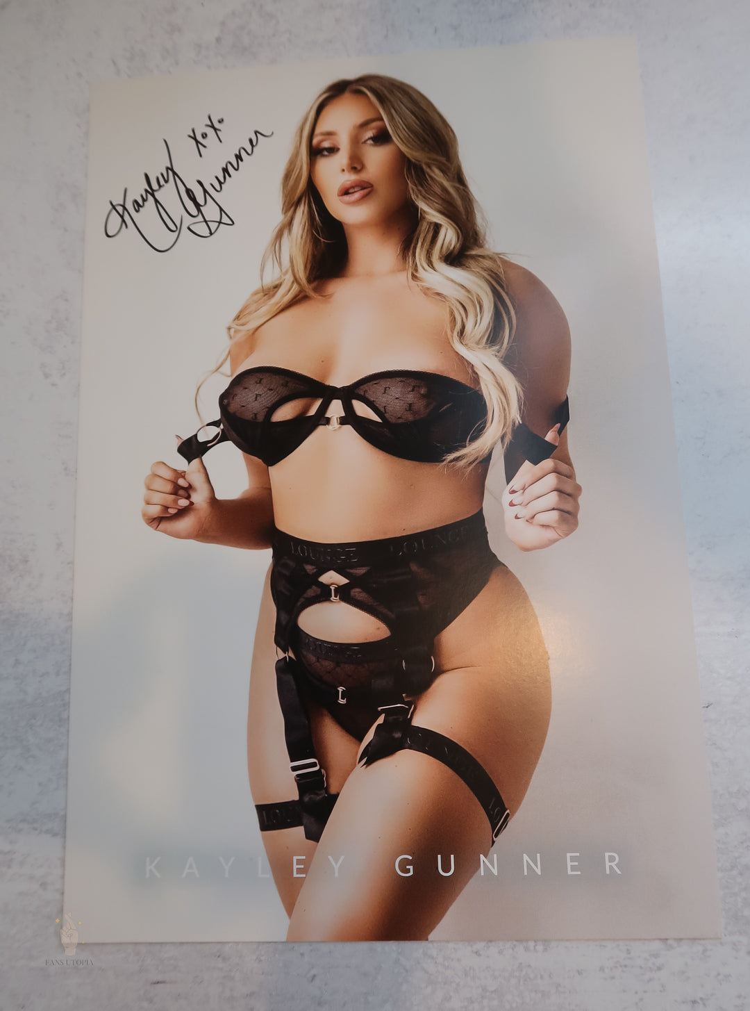 Kayley Gunner Autographed Poster 5 - Fans Utopia