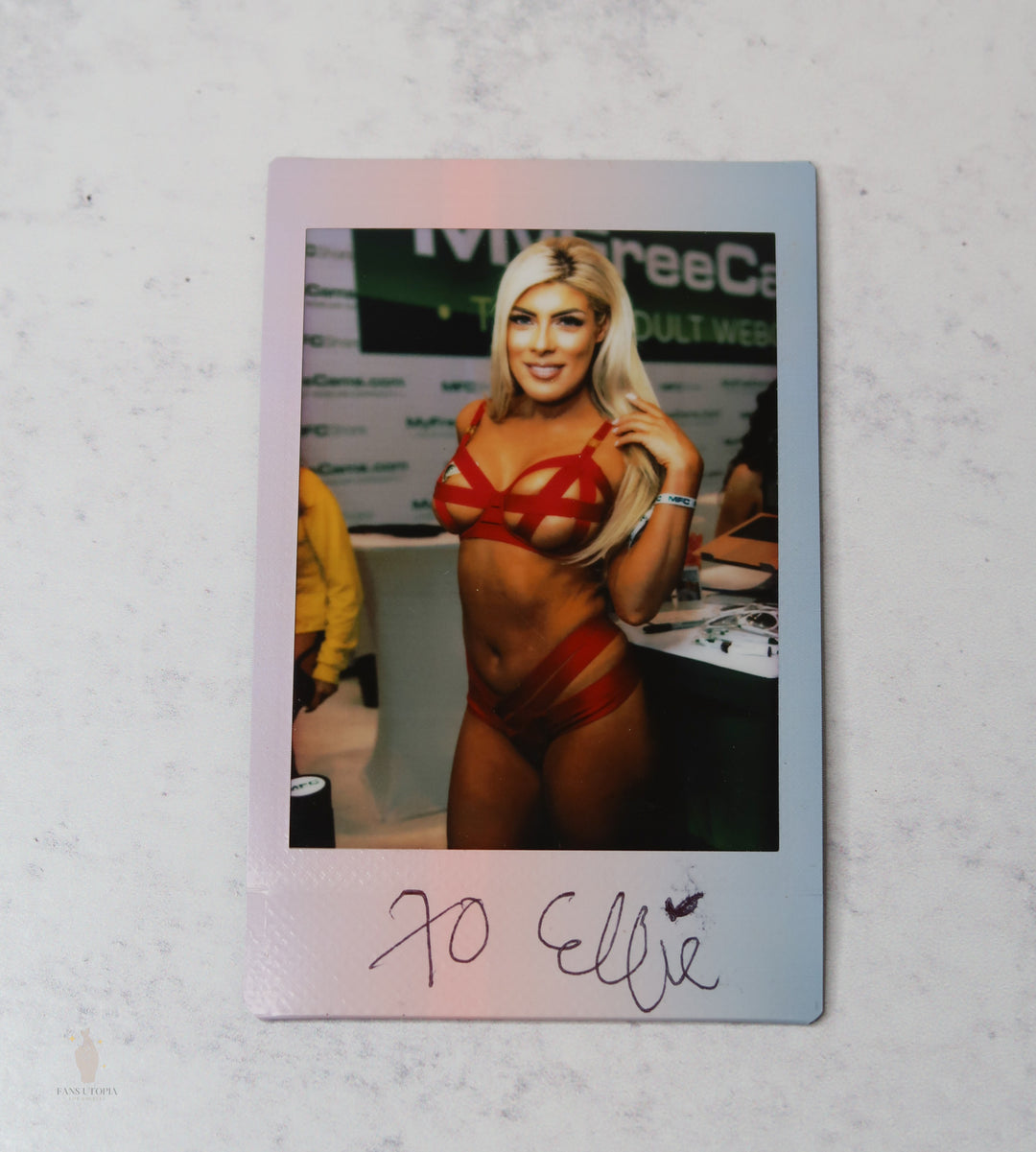 Ellie Lilly Autographed Polaroid - Fans Utopia