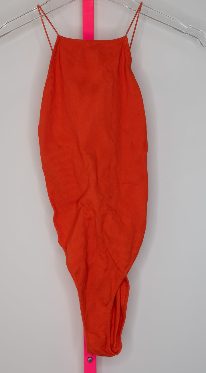 Bunny Madison Orange Bodysuit - FANS UTOPIA